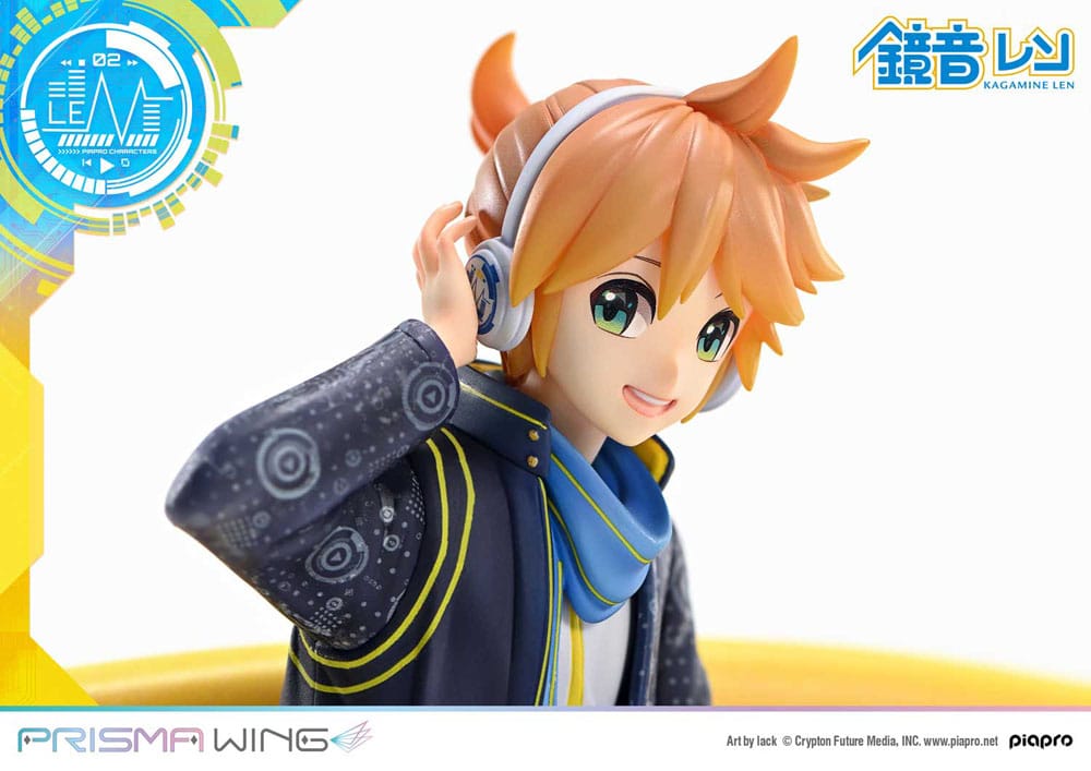 Vocaloid statuette PVC 1/7 Prisma Wing Piapro Characters Kagamine Len (Art by lack) 18 cm