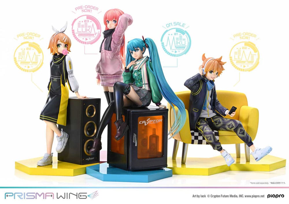 Vocaloid statuette PVC 1/7 Prisma Wing Piapro Characters Kagamine Len (Art by lack) 18 cm
