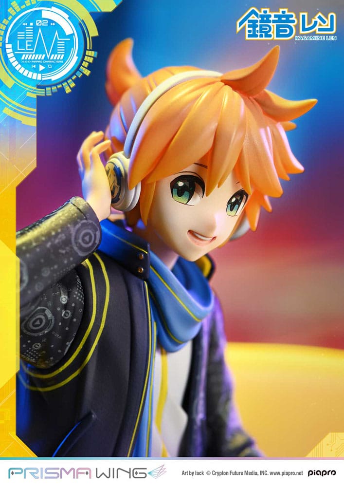Vocaloid statuette PVC 1/7 Prisma Wing Piapro Characters Kagamine Len (Art by lack) 18 cm