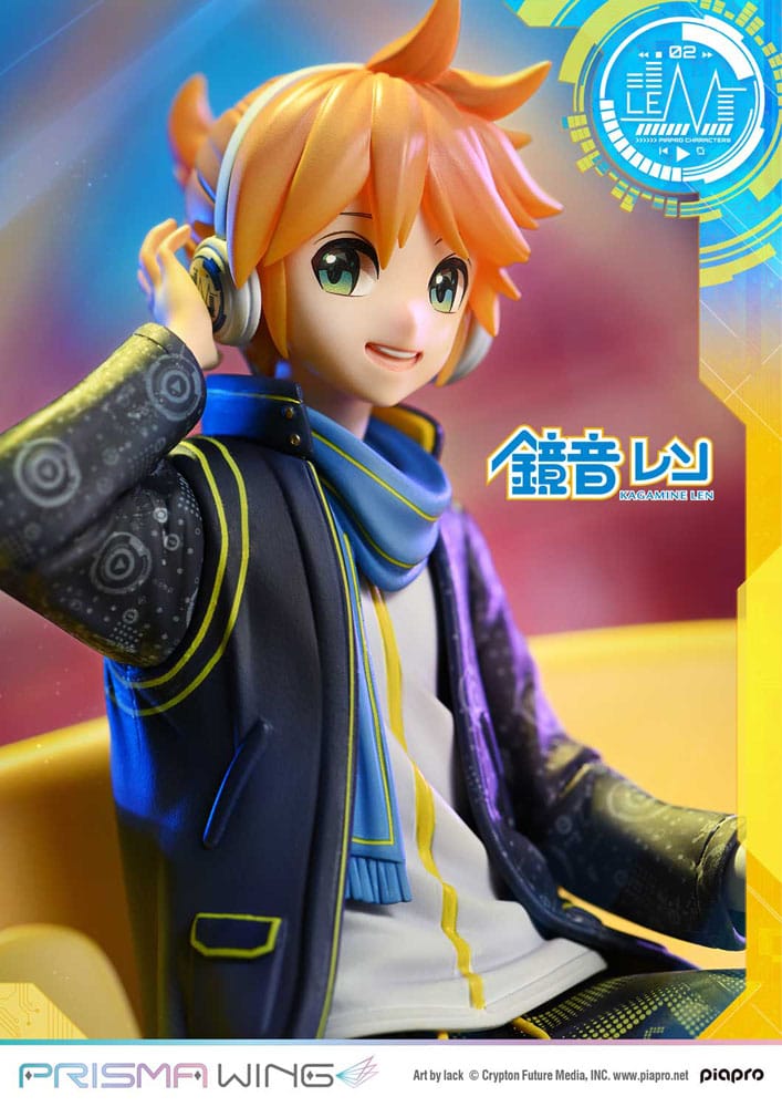 Vocaloid statuette PVC 1/7 Prisma Wing Piapro Characters Kagamine Len (Art by lack) 18 cm