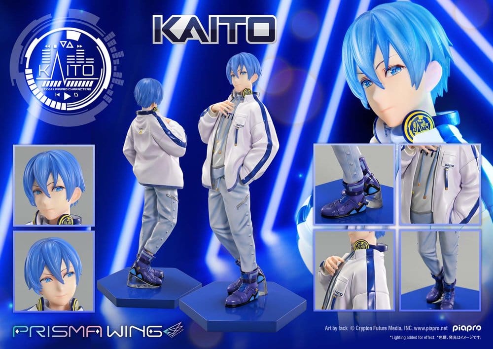 Piapro Characters Prisma Wing Figurine 1/7 KAITO "Art by lack" 24 cm