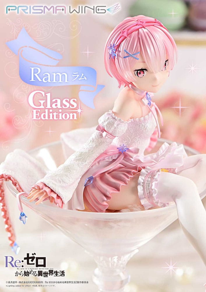 Re:ZERO Starting Life in Another World statuette PVC 1/7 Prisma Wing Ram Glass Edition 24 cm