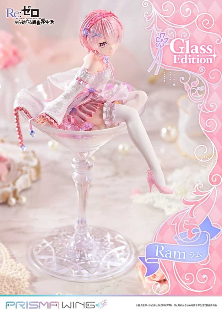Re:ZERO Starting Life in Another World statuette PVC 1/7 Prisma Wing Ram Glass Edition 24 cm