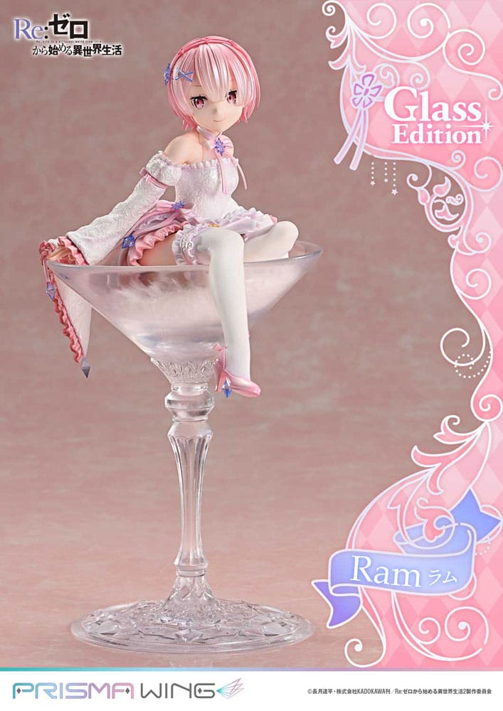 Re:ZERO Starting Life in Another World statuette PVC 1/7 Prisma Wing Ram Glass Edition 24 cm