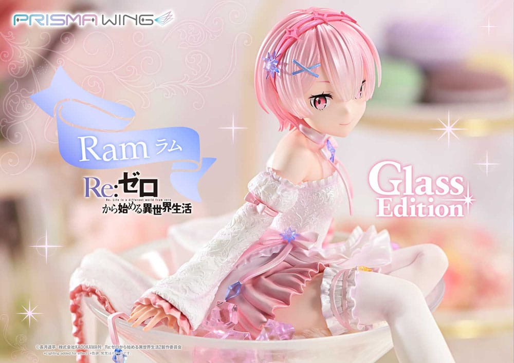 Re:ZERO Starting Life in Another World statuette PVC 1/7 Prisma Wing Ram Glass Edition 24 cm