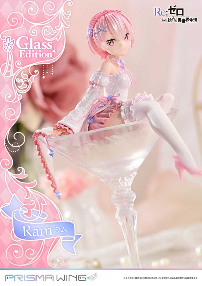 Re:ZERO Starting Life in Another World statuette PVC 1/7 Prisma Wing Ram Glass Edition 24 cm
