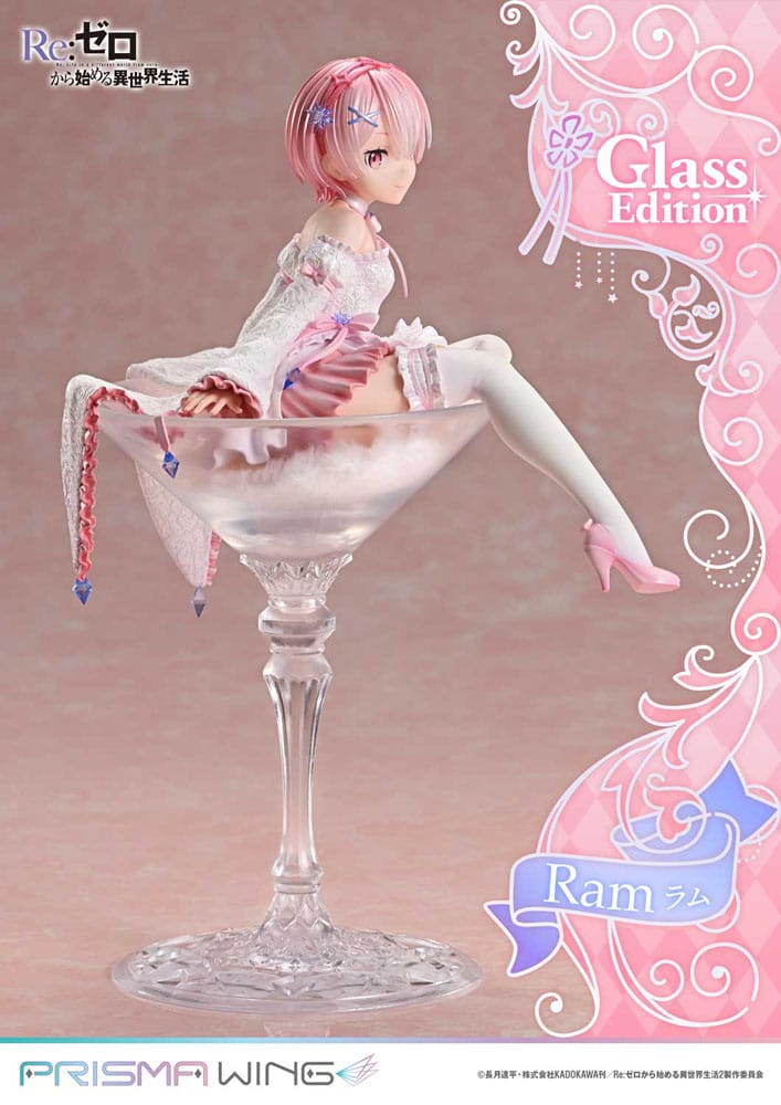 Re:ZERO Starting Life in Another World statuette PVC 1/7 Prisma Wing Ram Glass Edition 24 cm