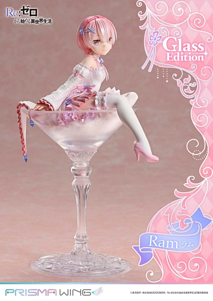 Re:ZERO Starting Life in Another World statuette PVC 1/7 Prisma Wing Ram Glass Edition 24 cm