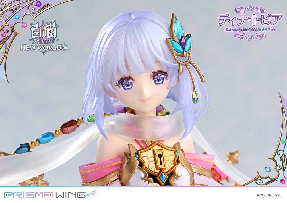 White Cat Project statuette PVC 1/7 Prisma Wing Tina Topia (The 10 Billion Tridollars of Neon Island) 22 cm