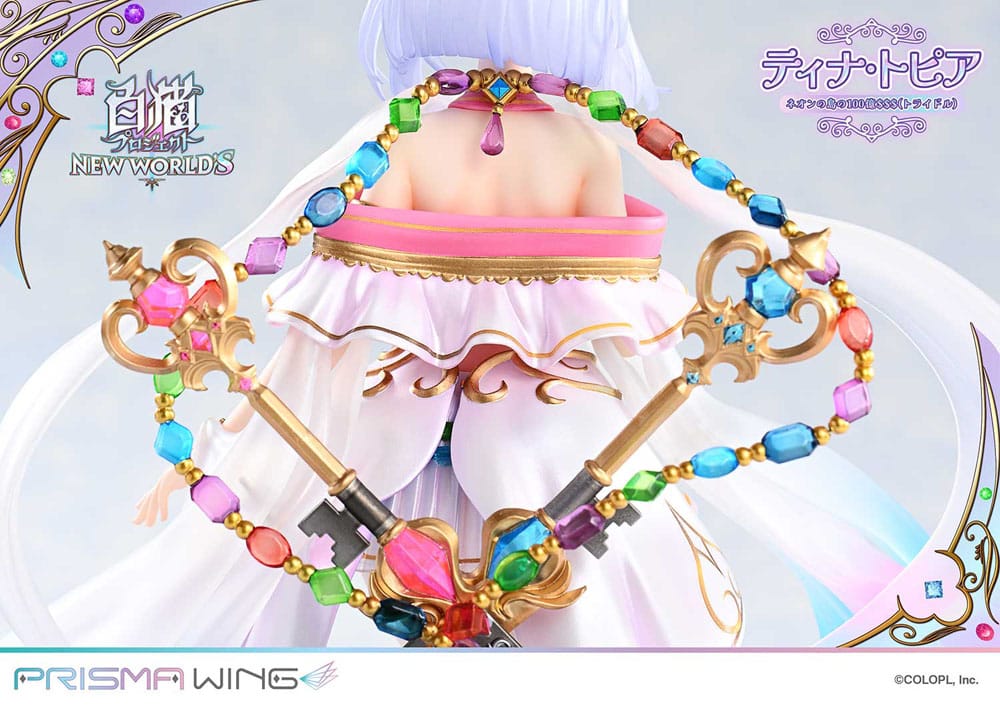 White Cat Project statuette PVC 1/7 Prisma Wing Tina Topia (The 10 Billion Tridollars of Neon Island) 22 cm