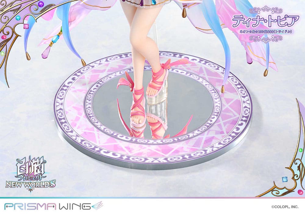 White Cat Project statuette PVC 1/7 Prisma Wing Tina Topia (The 10 Billion Tridollars of Neon Island) 22 cm