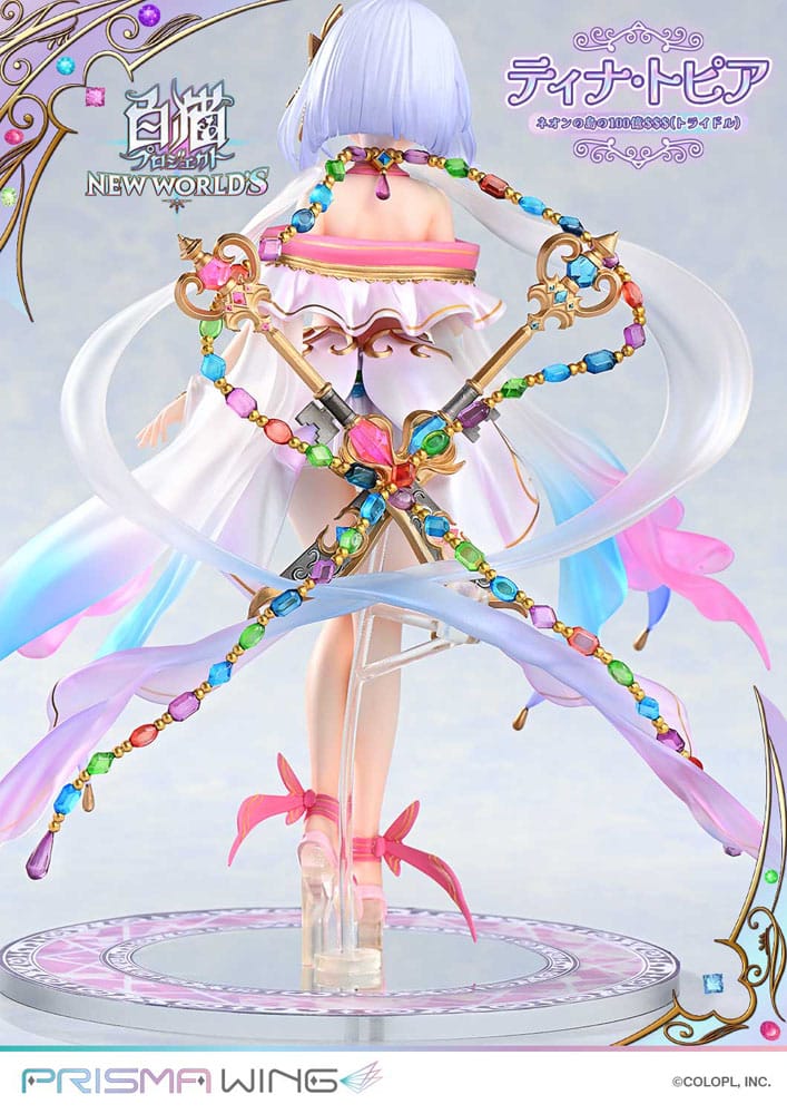 White Cat Project statuette PVC 1/7 Prisma Wing Tina Topia (The 10 Billion Tridollars of Neon Island) 22 cm