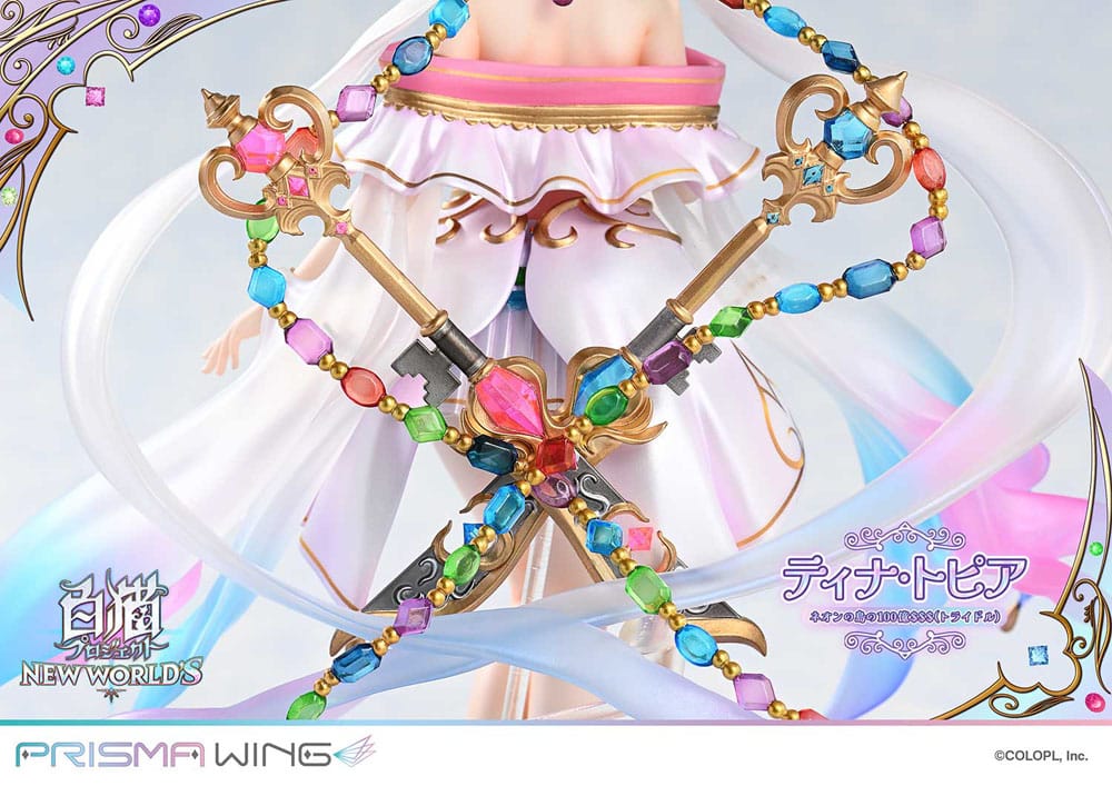 White Cat Project statuette PVC 1/7 Prisma Wing Tina Topia (The 10 Billion Tridollars of Neon Island) 22 cm