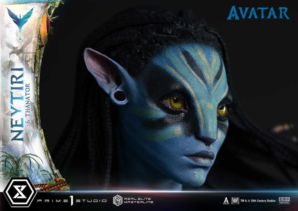 Avatar (Film) statuette Real Elite Masterline Series 1/4 Neytiri & Thanator Deluxe Version 75 cm