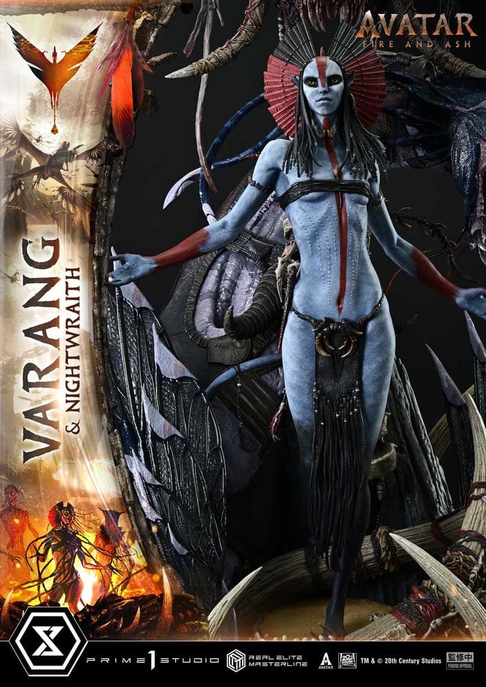 Avatar: Fire and Ash (Film) statuette Real Elite Masterline Series 1/4 Varang & Nightwraith Avatar Legacy Collection 96 cm