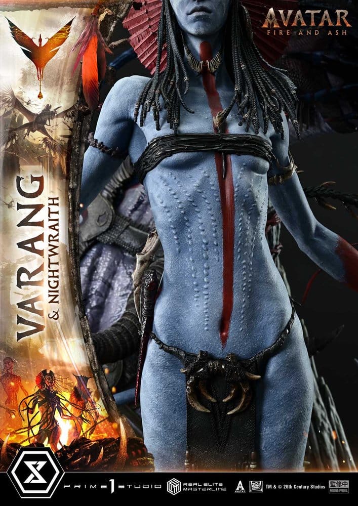 Avatar: Fire and Ash (Film) statuette Real Elite Masterline Series 1/4 Varang & Nightwraith Avatar Legacy Collection 96 cm