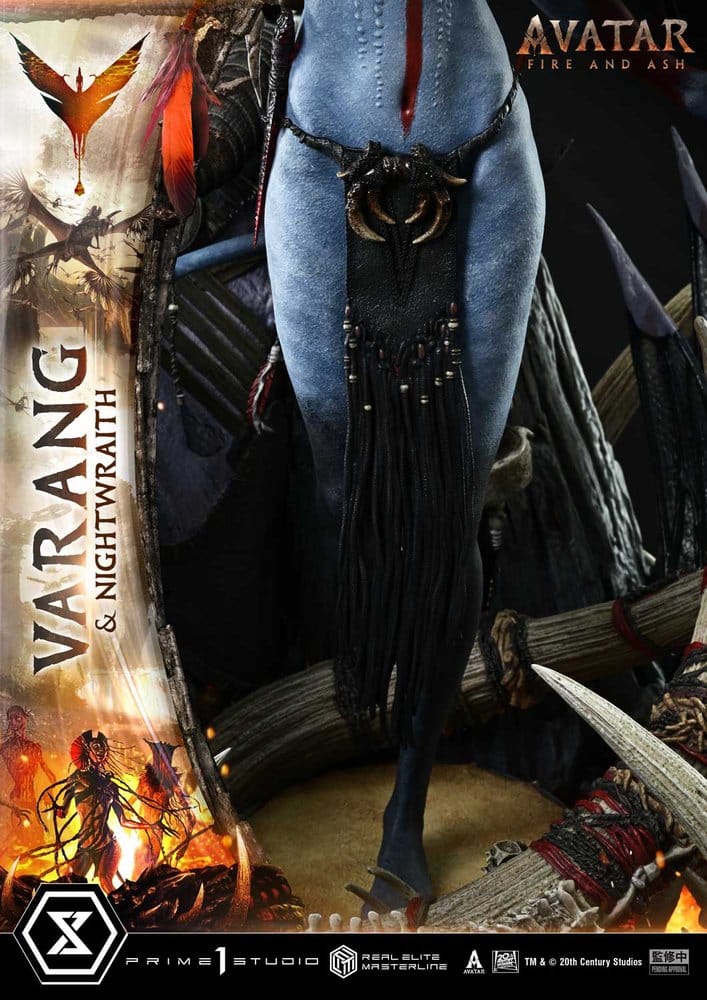 Avatar: Fire and Ash (Film) statuette Real Elite Masterline Series 1/4 Varang & Nightwraith Avatar Legacy Collection 96 cm