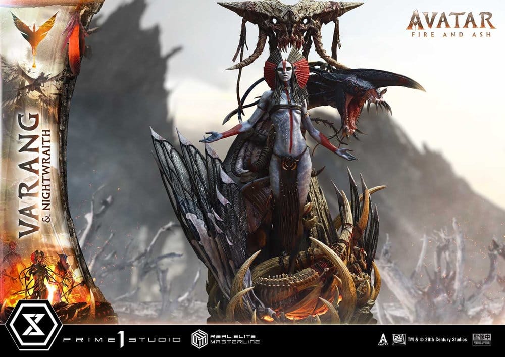 Avatar: Fire and Ash (Film) statuette Real Elite Masterline Series 1/4 Varang & Nightwraith Avatar Legacy Collection 96 cm