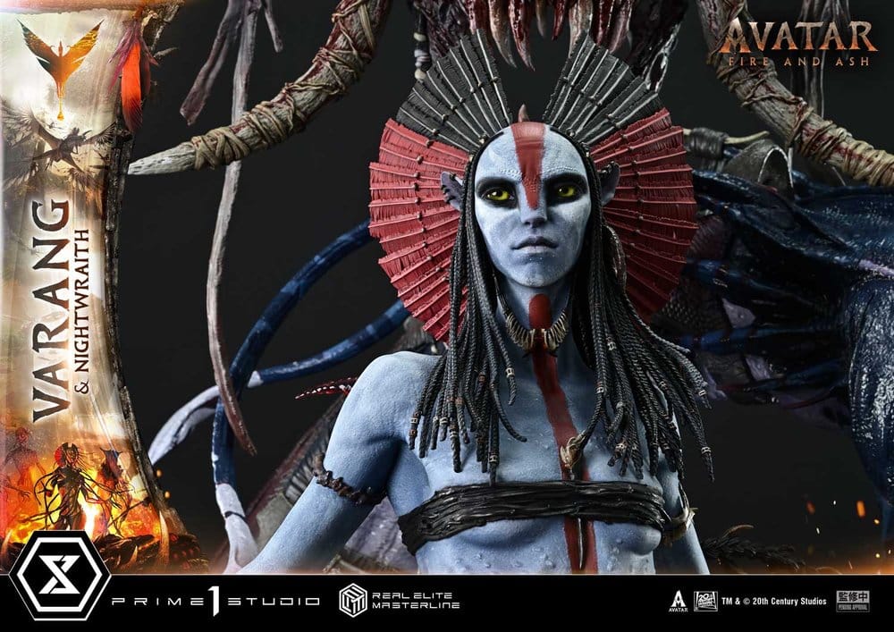 Avatar: Fire and Ash (Film) statuette Real Elite Masterline Series 1/4 Varang & Nightwraith Avatar Legacy Collection 96 cm