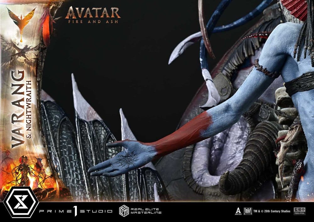 Avatar: Fire and Ash (Film) statuette Real Elite Masterline Series 1/4 Varang & Nightwraith Avatar Legacy Collection 96 cm