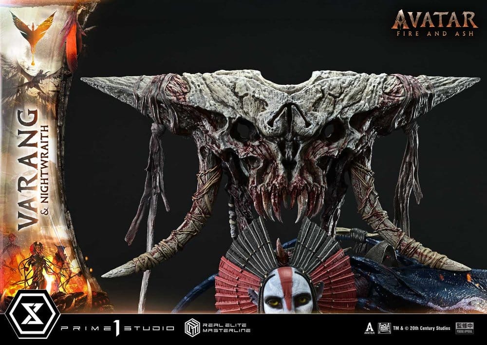 Avatar: Fire and Ash (Film) statuette Real Elite Masterline Series 1/4 Varang & Nightwraith Avatar Legacy Collection 96 cm