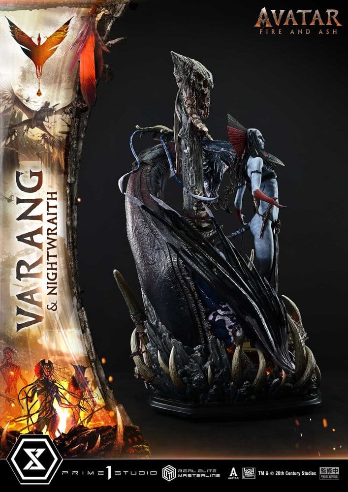 Avatar: Fire and Ash (Film) statuette Real Elite Masterline Series 1/4 Varang & Nightwraith Avatar Legacy Collection Bonus Version 96 cm