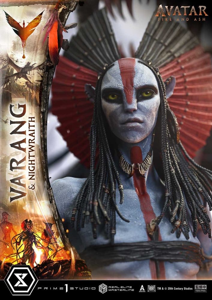 Avatar: Fire and Ash (Film) statuette Real Elite Masterline Series 1/4 Varang & Nightwraith Avatar Legacy Collection Bonus Version 96 cm