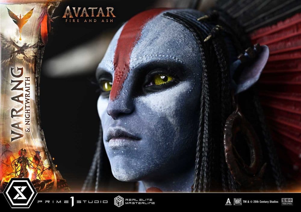 Avatar: Fire and Ash (Film) statuette Real Elite Masterline Series 1/4 Varang & Nightwraith Avatar Legacy Collection Bonus Version 96 cm