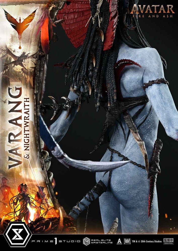 Avatar: Fire and Ash (Film) statuette Real Elite Masterline Series 1/4 Varang & Nightwraith Avatar Legacy Collection Bonus Version 96 cm