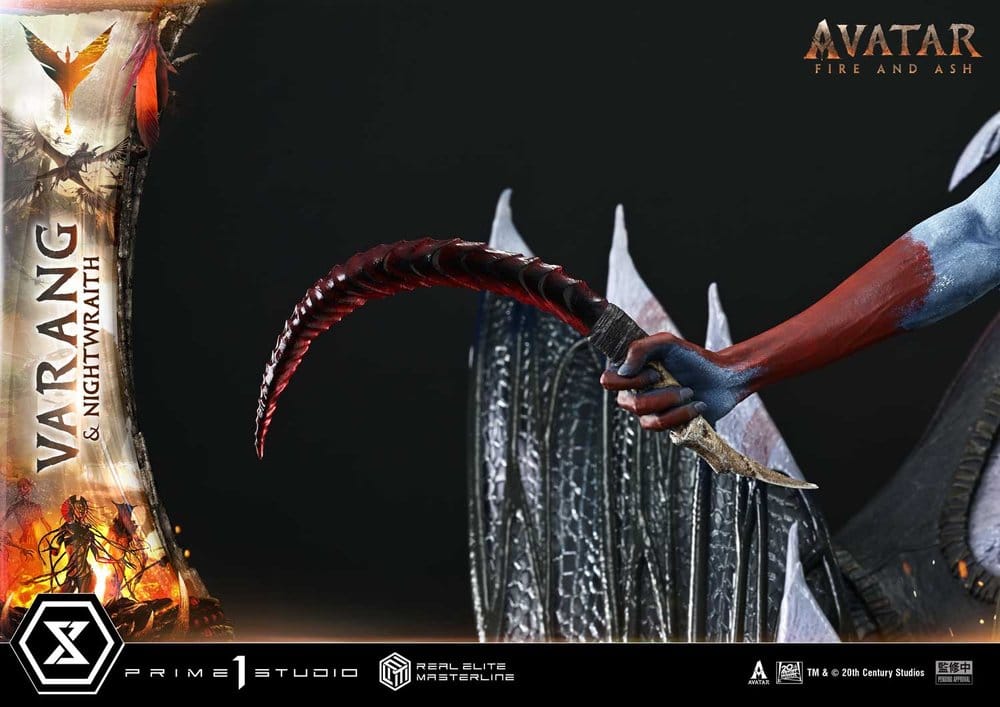 Avatar: Fire and Ash (Film) statuette Real Elite Masterline Series 1/4 Varang & Nightwraith Avatar Legacy Collection Bonus Version 96 cm