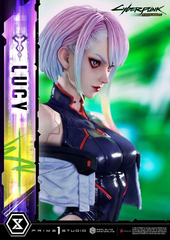Cyberpunk: Edgerunners statuette Real Elite Masterline Series 1/4 Lucy 50 cm