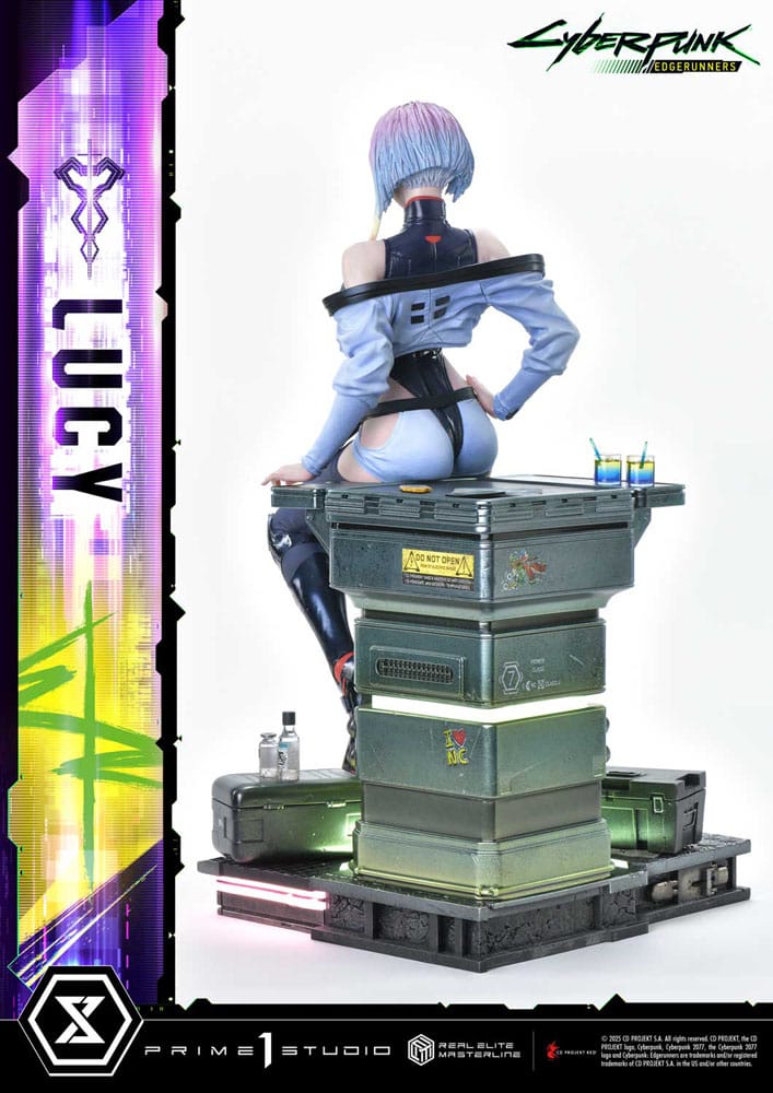 Cyberpunk: Edgerunners statuette Real Elite Masterline Series 1/4 Lucy 50 cm