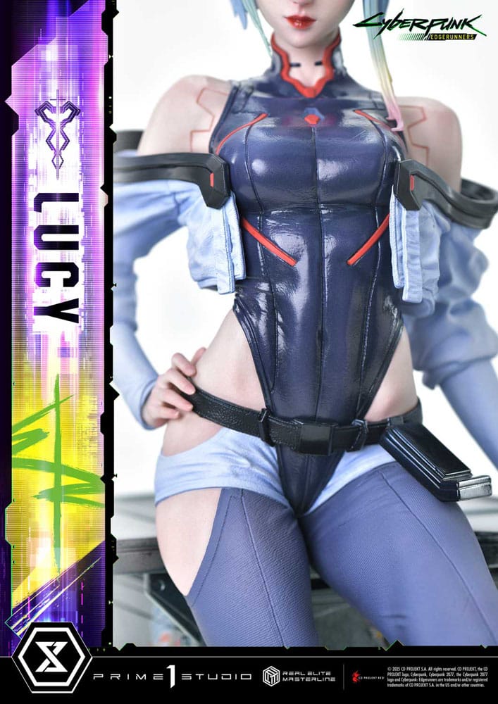 Cyberpunk: Edgerunners statuette Real Elite Masterline Series 1/4 Lucy 50 cm