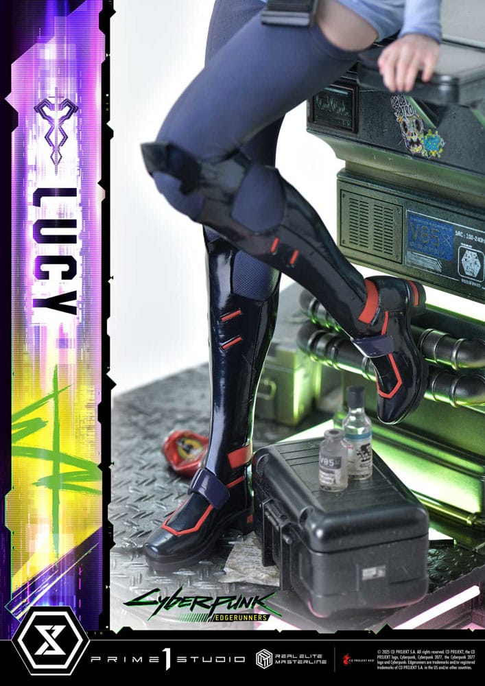 Cyberpunk: Edgerunners statuette Real Elite Masterline Series 1/4 Lucy 50 cm