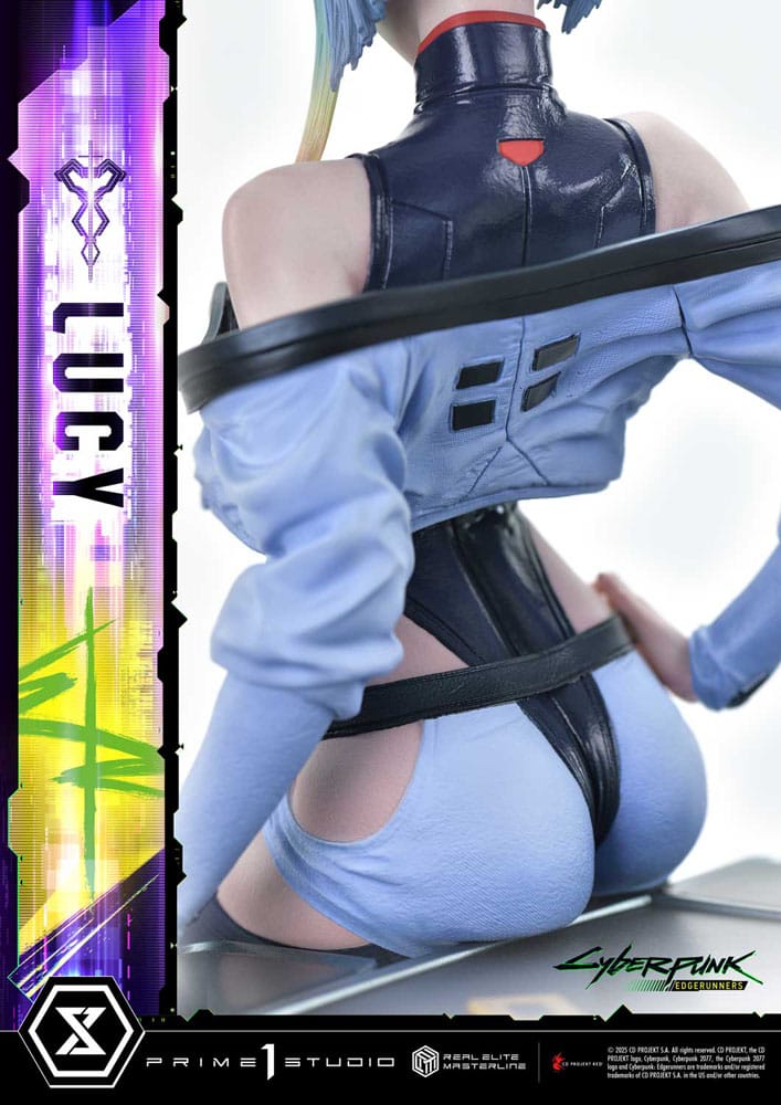 Cyberpunk: Edgerunners statuette Real Elite Masterline Series 1/4 Lucy 50 cm