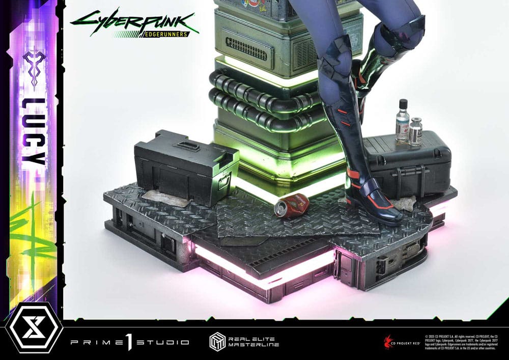 Cyberpunk: Edgerunners statuette Real Elite Masterline Series 1/4 Lucy 50 cm
