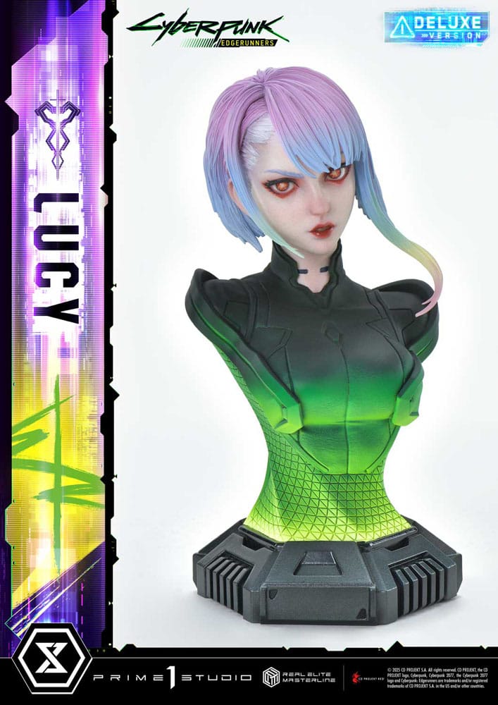 Cyberpunk: Edgerunners statuette Real Elite Masterline Series 1/4 Lucy Deluxe Bonus Version 50 cm