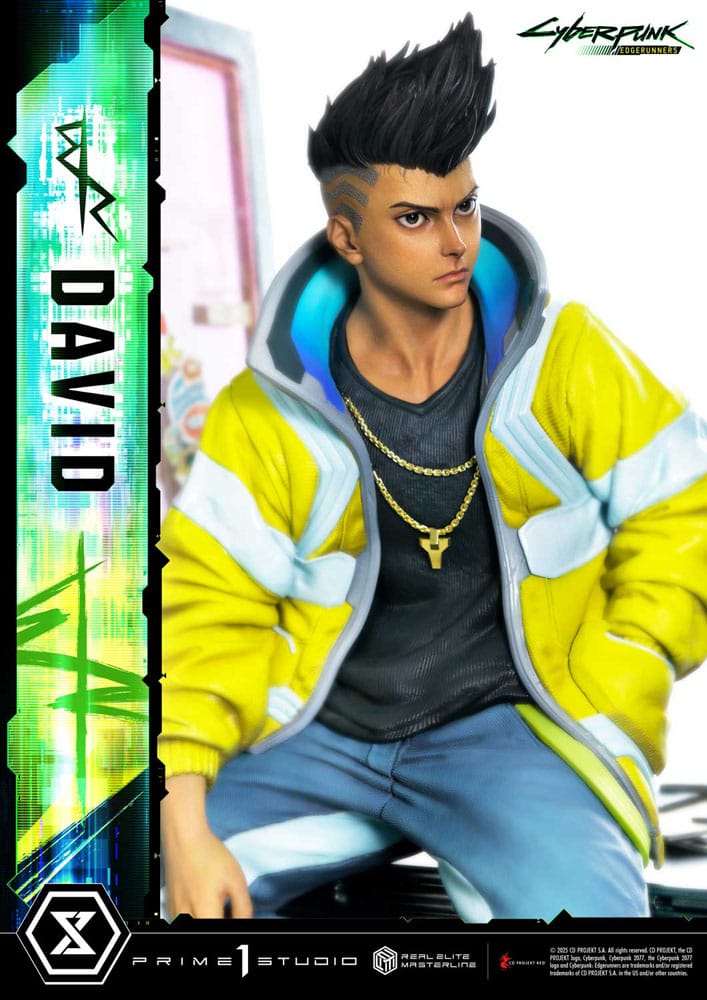 Cyberpunk: Edgerunners statuette Real Elite Masterline Series 1/4 David 58 cm