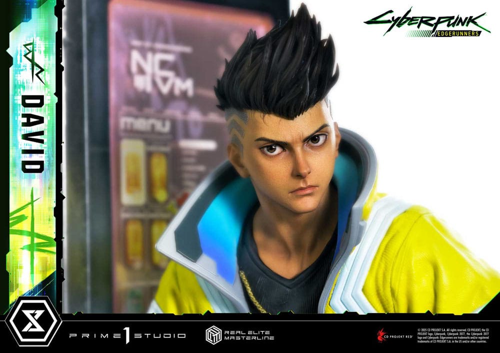 Cyberpunk: Edgerunners statuette Real Elite Masterline Series 1/4 David Bonus Version 58 cm