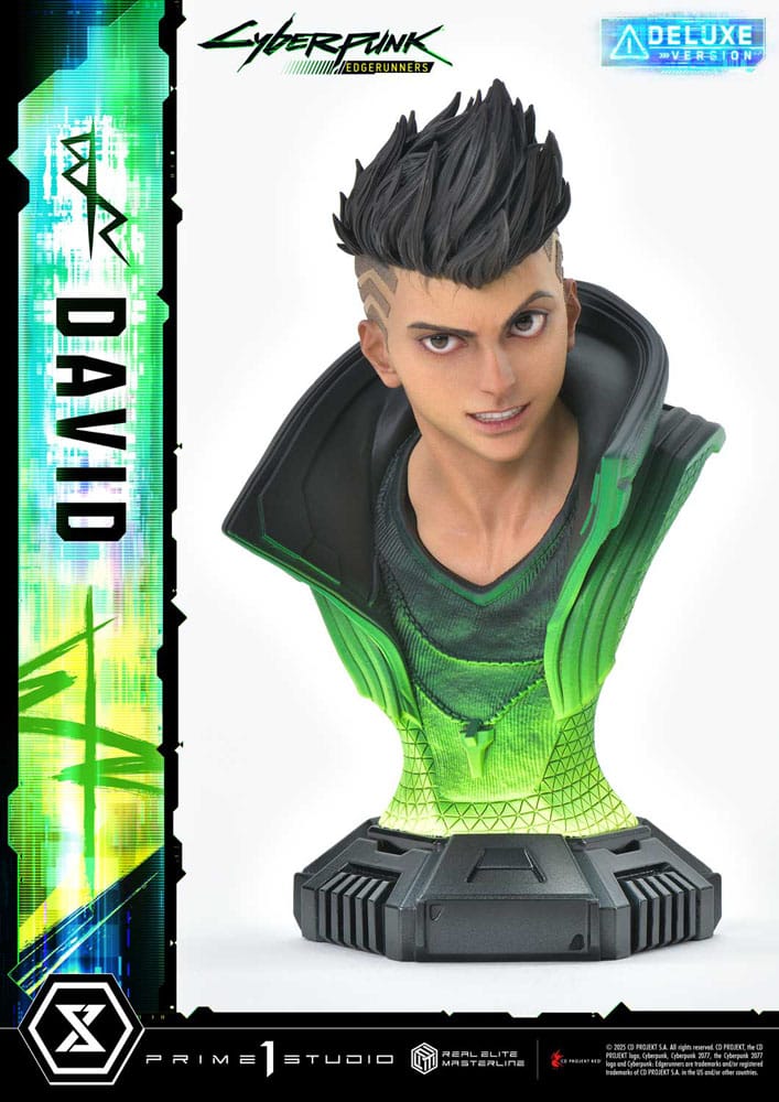 Cyberpunk: Edgerunners statuette Real Elite Masterline Series 1/4 David Bonus Version 58 cm