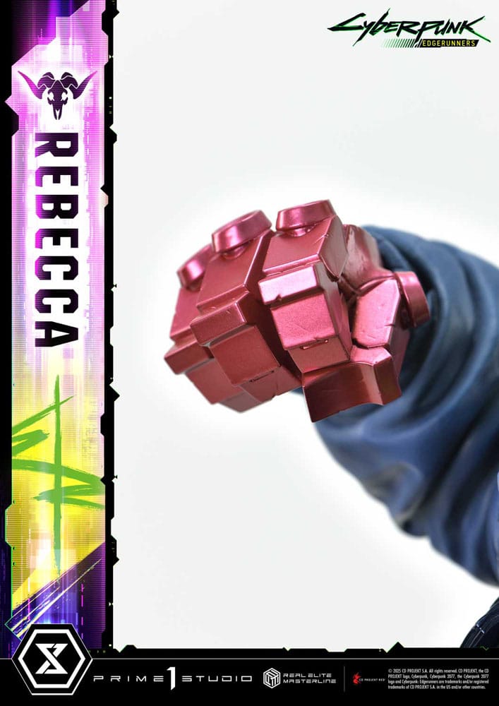 Cyberpunk: Edgerunners statuette Real Elite Masterline Series 1/4 Rebecca 54 cm