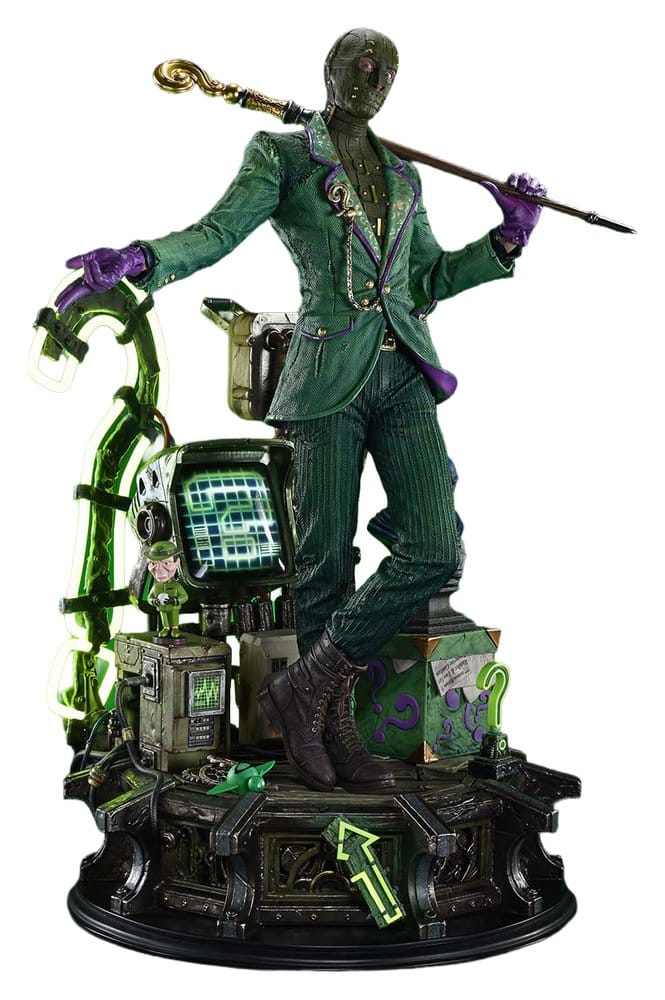 DC Comics Real Elite Masterline Series Statue 1/3 The Riddler All In One (Design by Carlos D'Anda) DX Bonus Version 74 cm