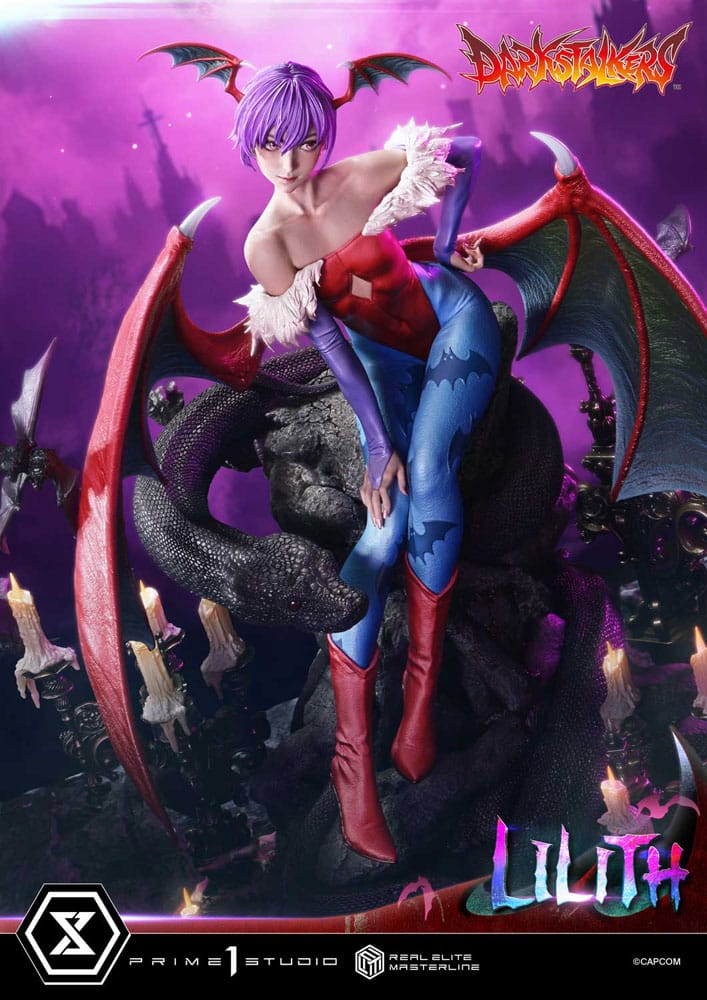 Darkstalkers statuette Real Elite Masterline Series 1/4 Lilith Bonus Version 52 cm