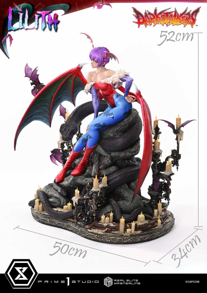 Darkstalkers statuette Real Elite Masterline Series 1/4 Lilith Bonus Version 52 cm
