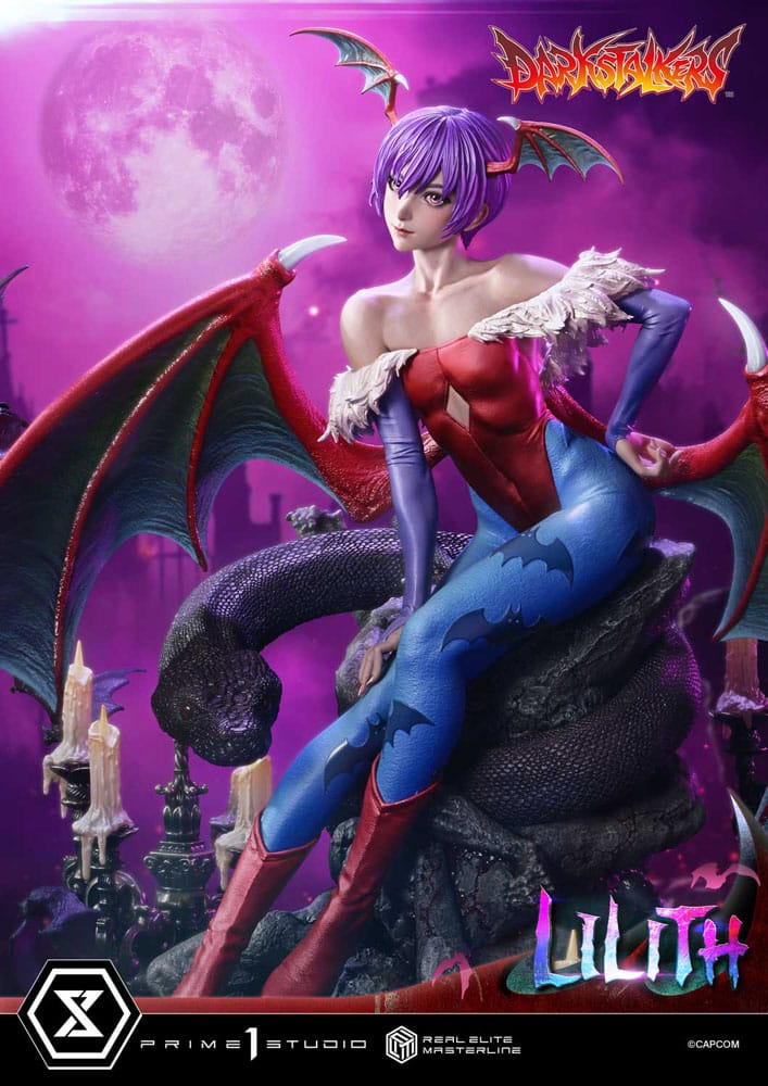 Darkstalkers statuette Real Elite Masterline Series 1/4 Lilith Bonus Version 52 cm