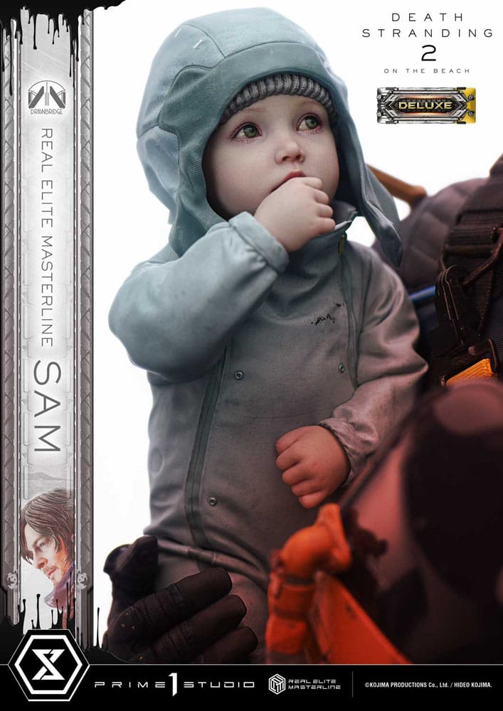 Death Stranding 2: On the Beach statuette Real Elite Masterline Series 1/3 Sam Deluxe Version 83 cm