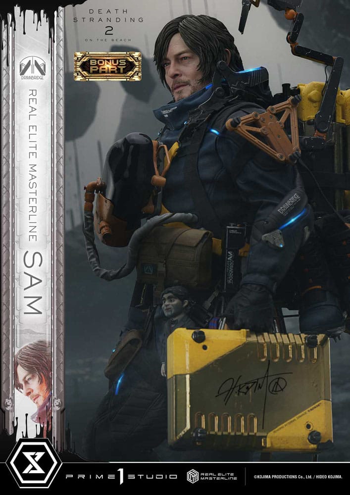 Death Stranding 2: On the Beach statuette Real Elite Masterline Series 1/3 Sam Deluxe Bonus Version 83 cm