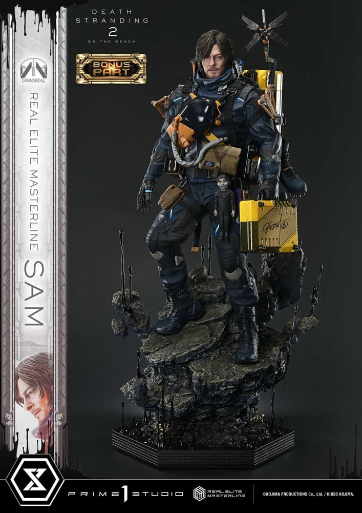 Death Stranding 2: On the Beach statuette Real Elite Masterline Series 1/3 Sam Deluxe Bonus Version 83 cm