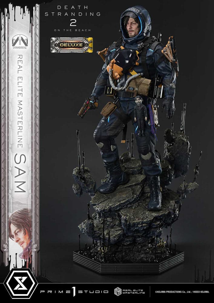 Death Stranding 2: On the Beach statuette Real Elite Masterline Series 1/3 Sam Deluxe Bonus Version 83 cm