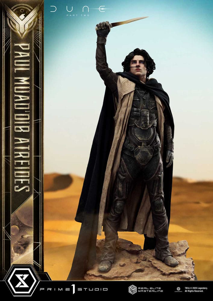 Dune: Part Two statuette Real Elite Masterline Series 1/3 Paul Atreides Ultimate Verison 90 cm